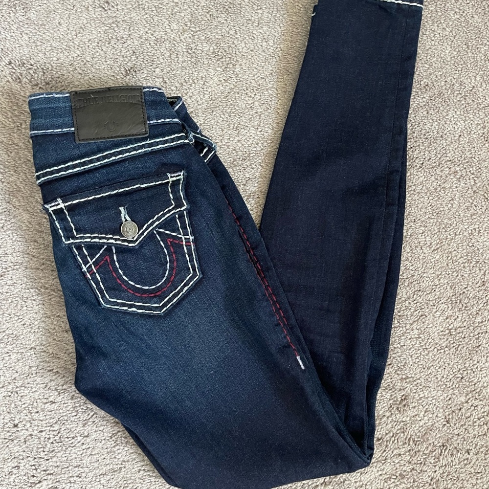 Low Rise Super Skinny True Religion Jeans